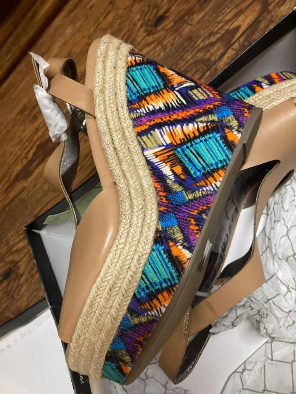 Material Girl Women's Wedge Sandals Size 7.5 M - New In Box by Madonna